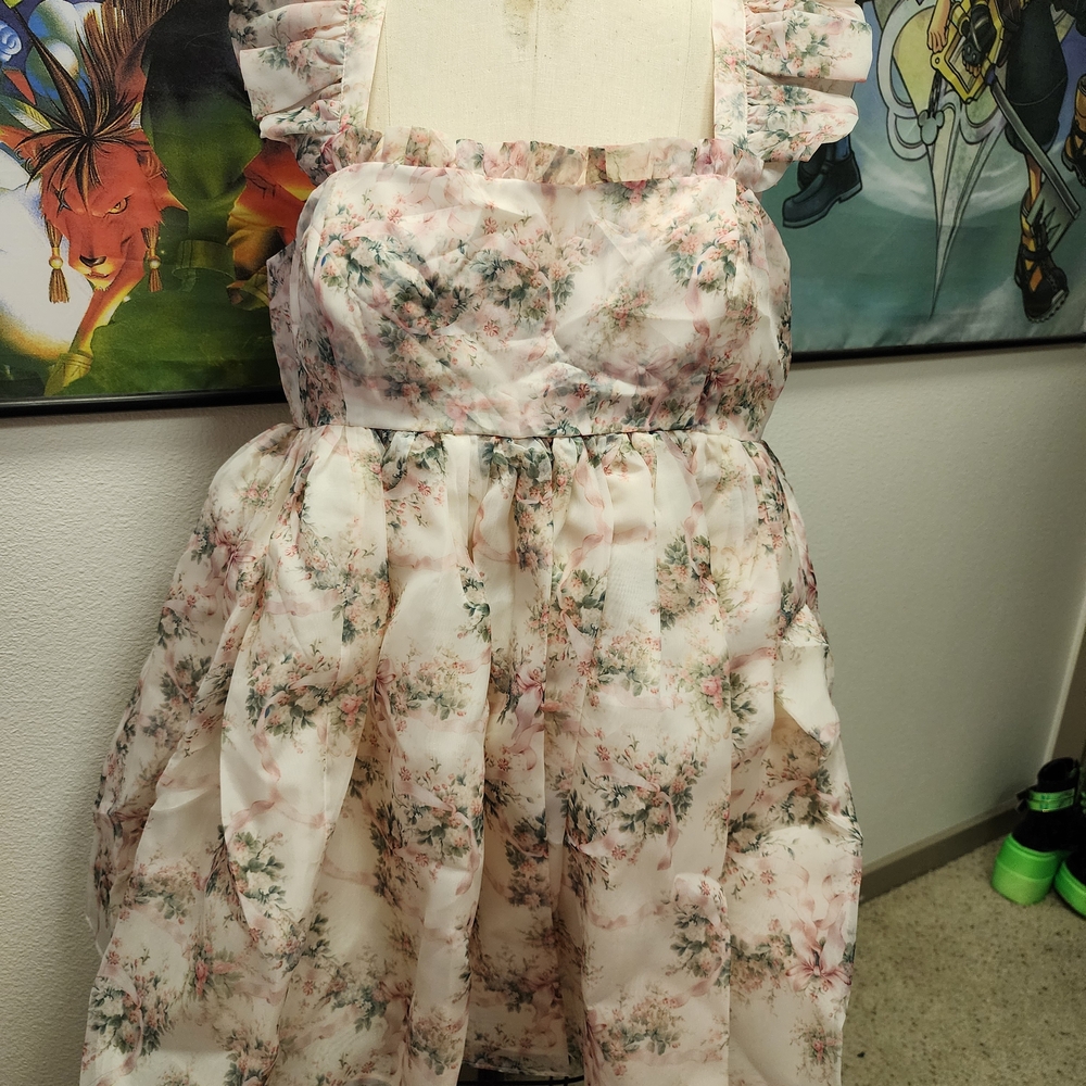Selkie Floral Shakespeare In Love Little Princess Puff Dress Size 1X